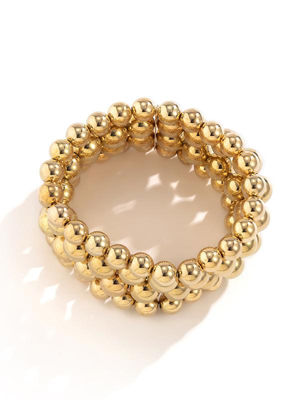 Beaded Solid Color Bracelet Accessories Product Image
