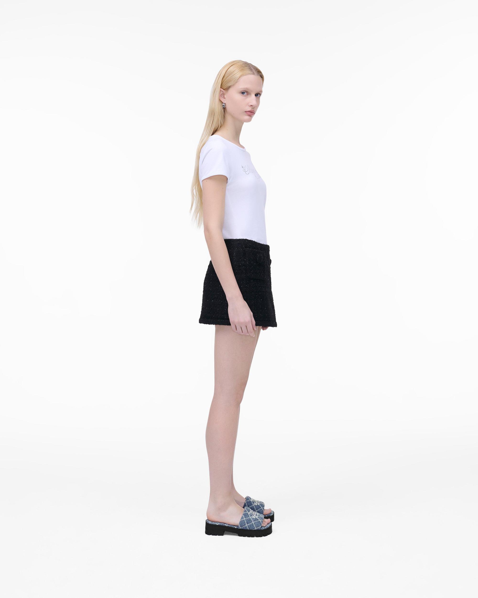 The Quilted Denim Lug Sole Slide Product Image