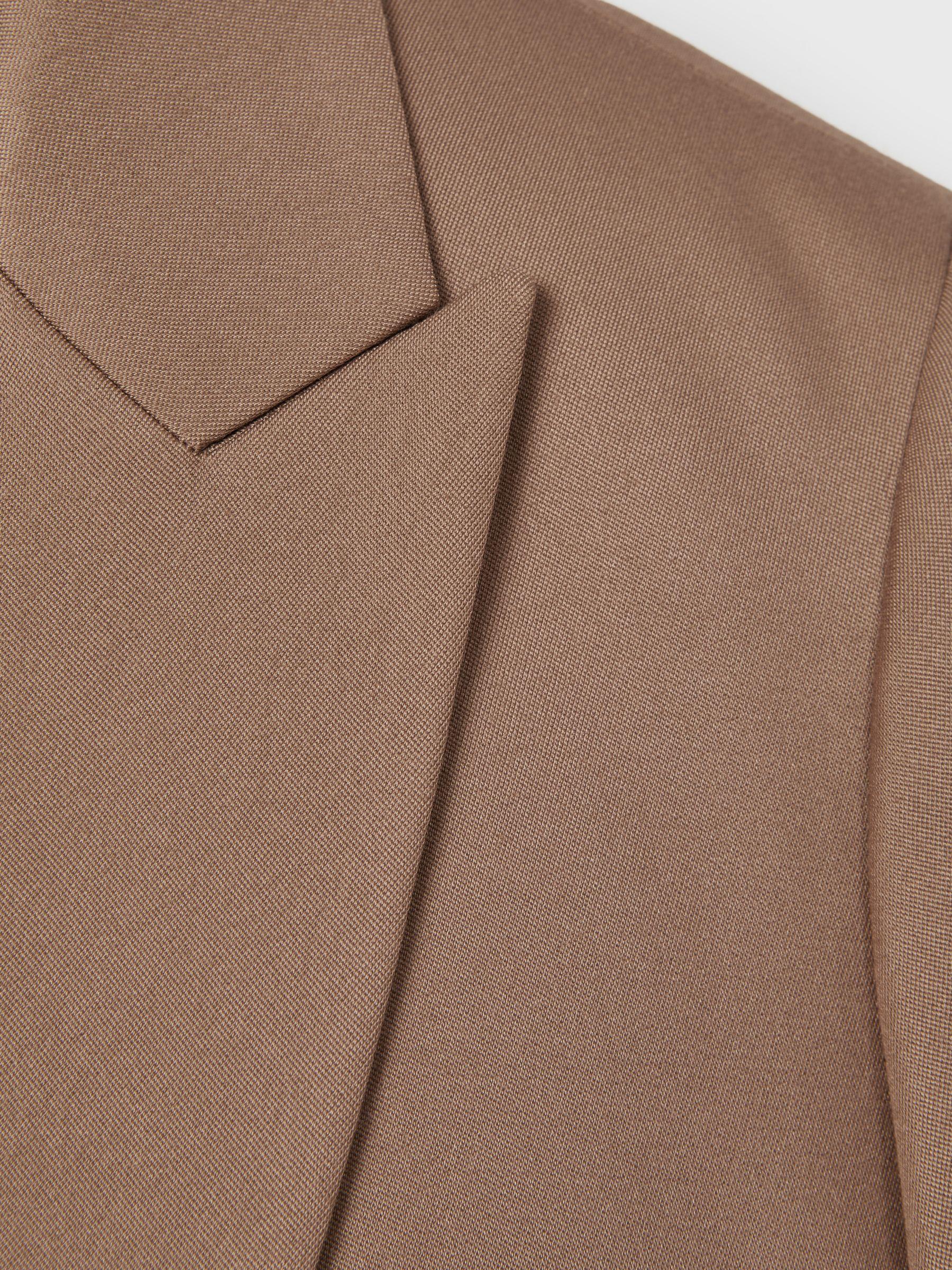 Single Breasted Suit Blazer in Mink Neutral Product Image