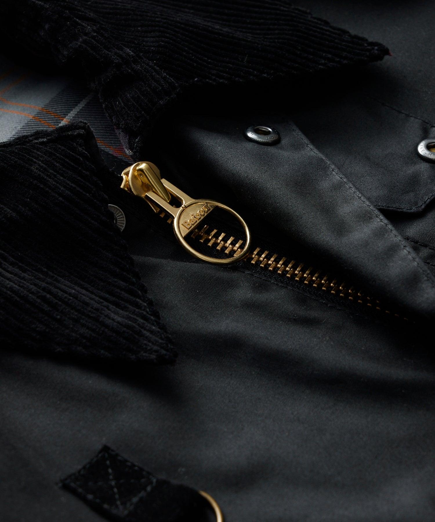 Barbour Spey Wax Jacket in Black Product Image