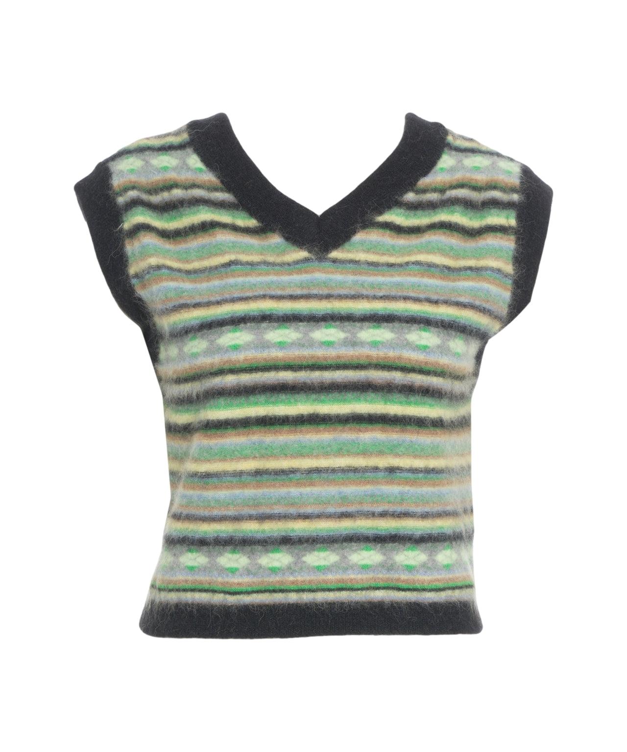 Knit vest with pattern Product Image