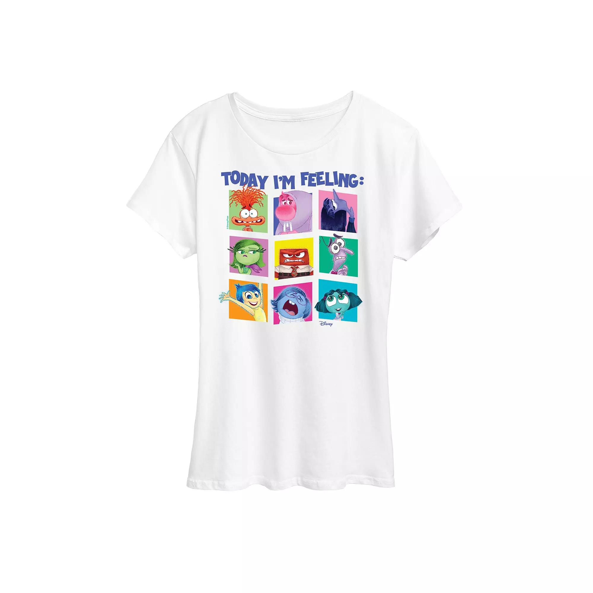 Disney / Pixar's Inside Out 2 Women's Today I'm Feeling Graphic Tee,  Product Image