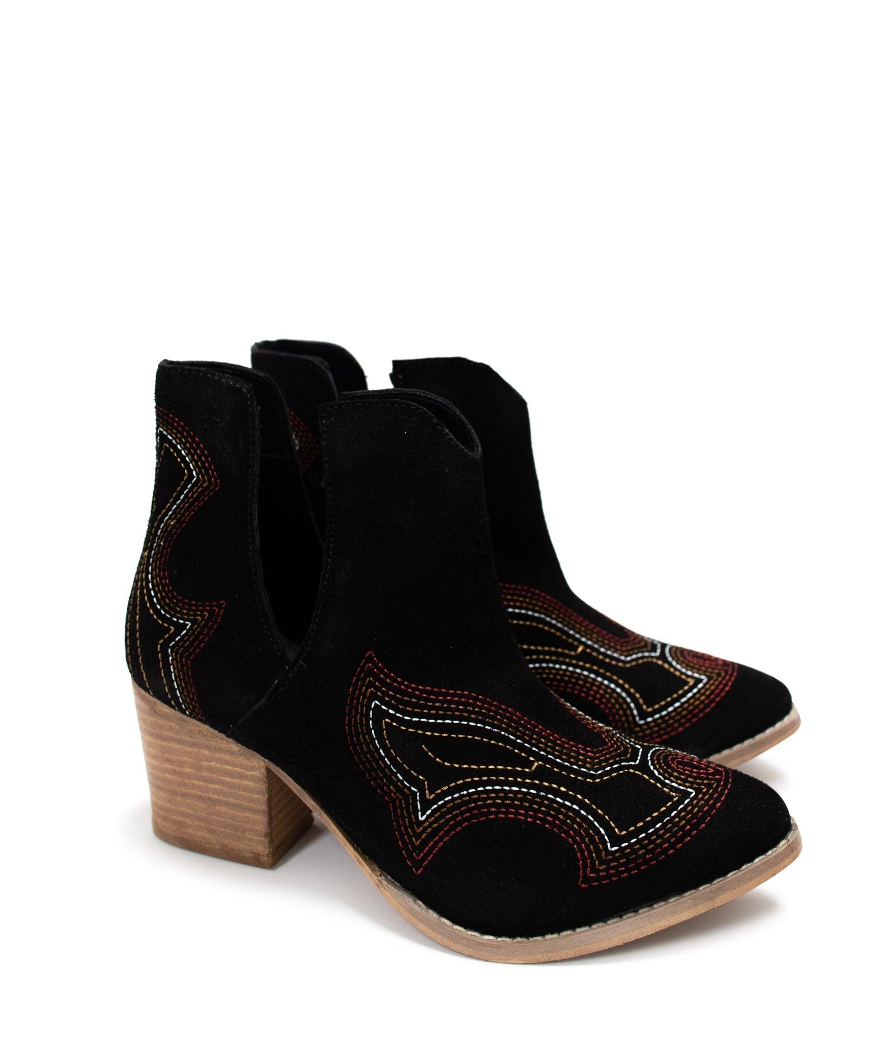 Journee Ankle Boots in Black (Online Exclusive) Product Image