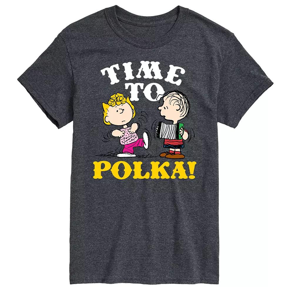 Men's Peanuts Time To Polka Graphic Tee,  Product Image