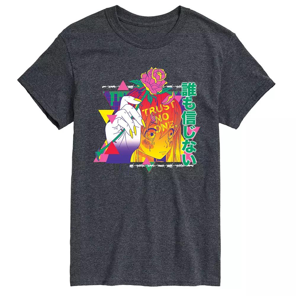 Men's Anime Trust No One Tee,  Product Image
