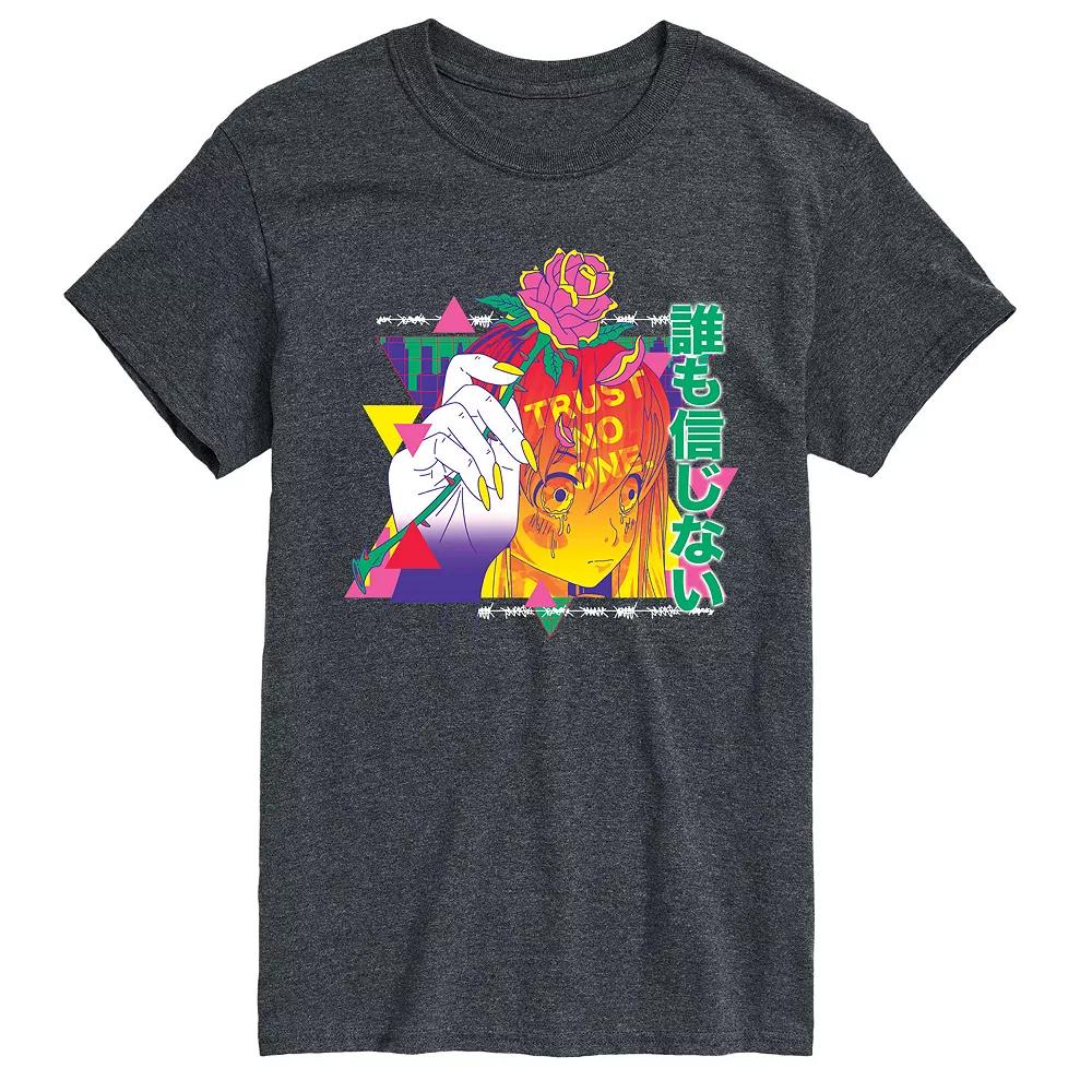 Men's Anime Trust No One Tee,  Product Image
