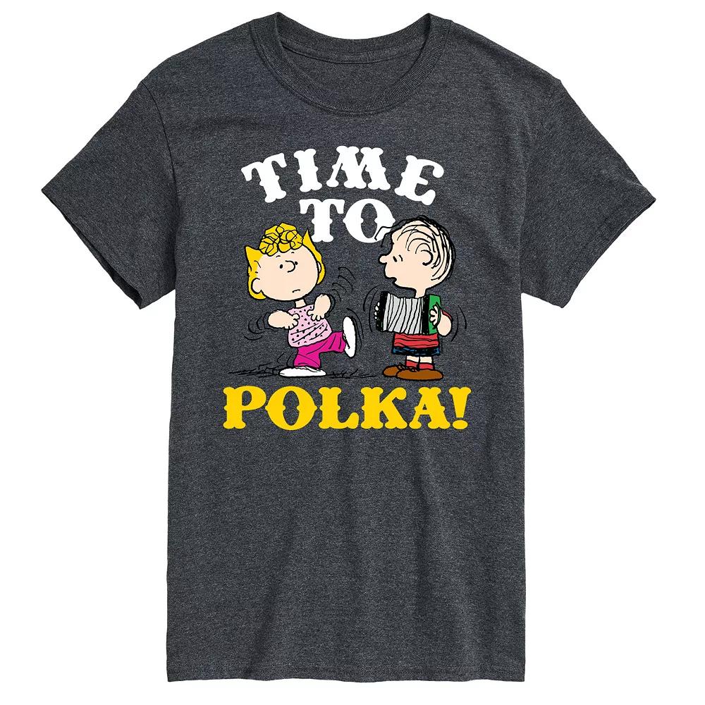 Men's Peanuts Time To Polka Graphic Tee,  Product Image