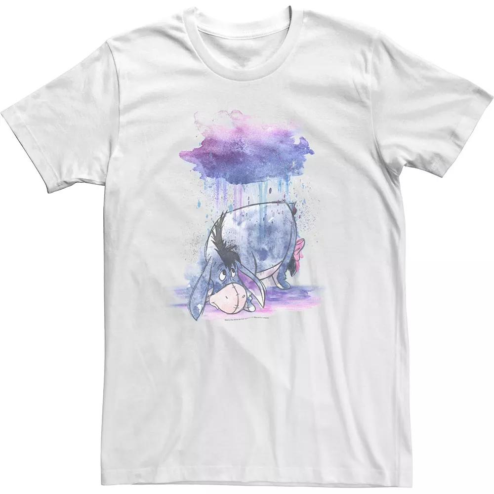 Men's Winnie The Pooh Watercolor Eeyore Tee,  Product Image