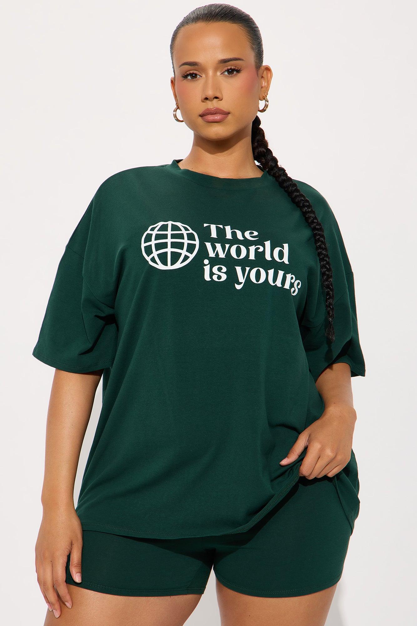 Your World Biker Short Set - Hunter Female Product Image