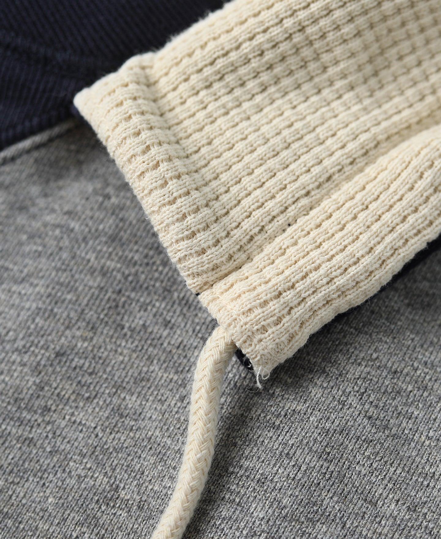 Two-Tone Double V Gusset Hooded Sweatshirt Product Image