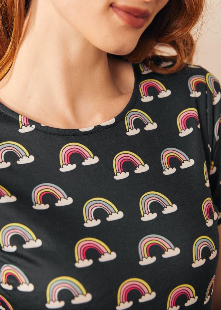 Nostalgic Narrative Knit Dress Product Image