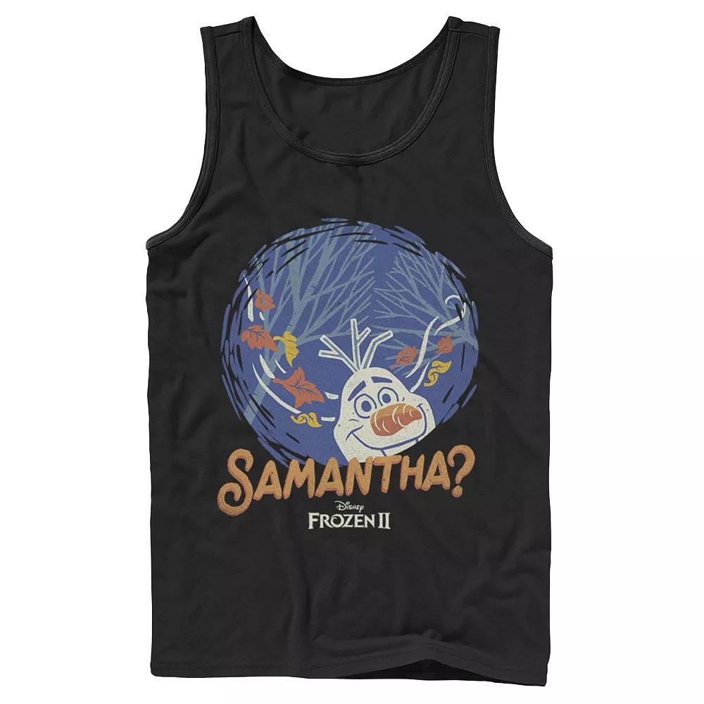 Disney's Frozen 2 Olaf Men's Samantha Circle Portrait Tank Top,  Product Image