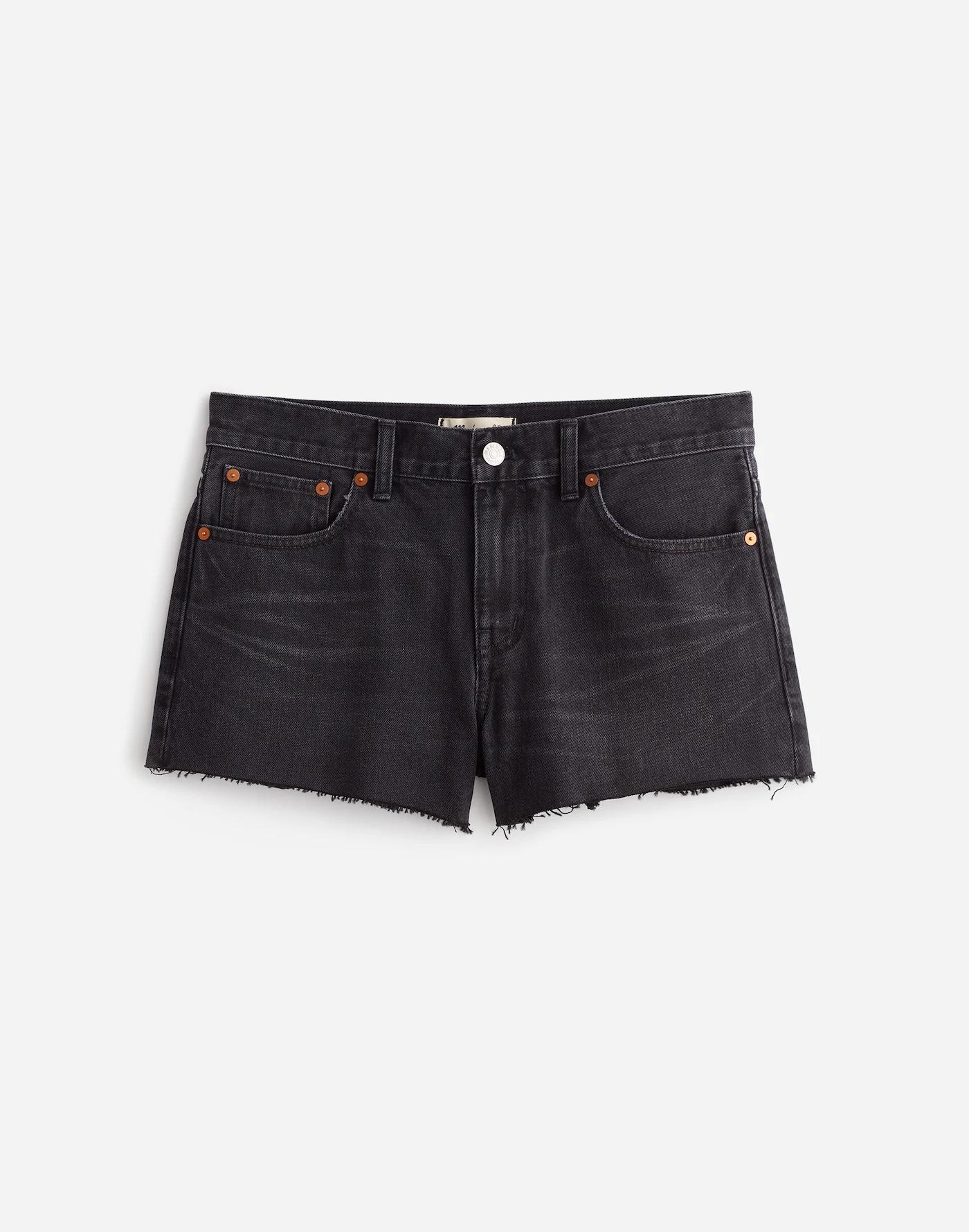 Low-Rise Boyfriend Shorts Product Image
