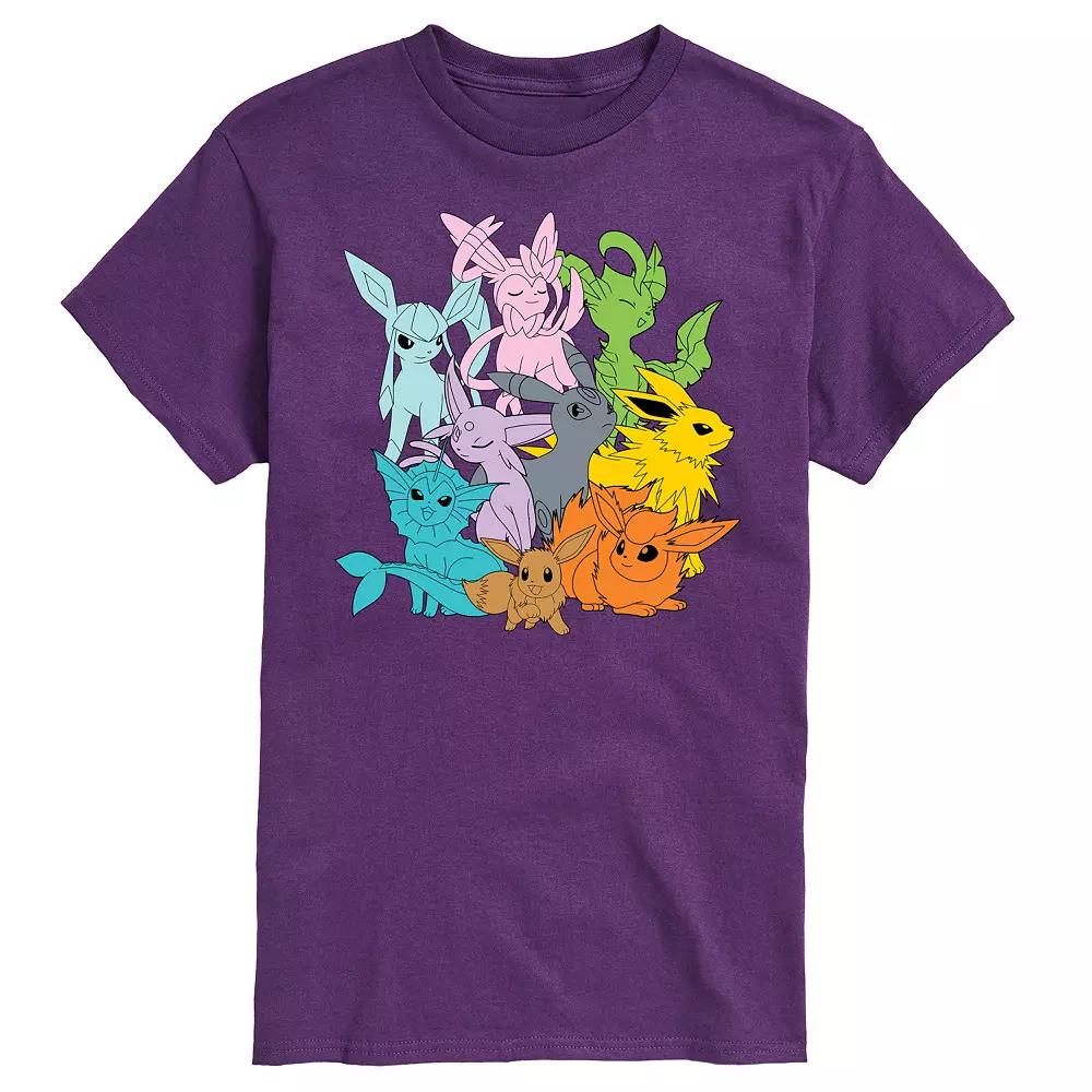 Big & Tall Pokemon Every Eeveelution Graphic Tee, Men's,  Product Image
