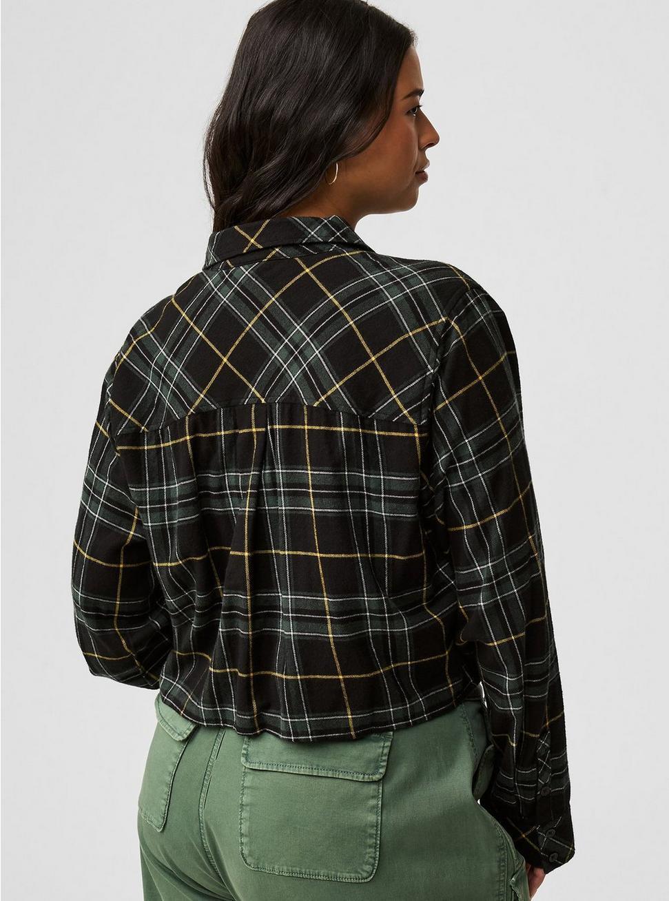 Lizzie Long Sleeve Crop Shirt Product Image