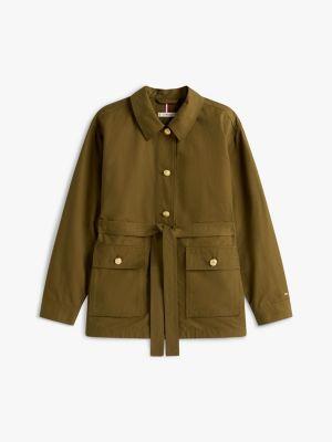 Water-Repellent Belted Field Jacket Product Image
