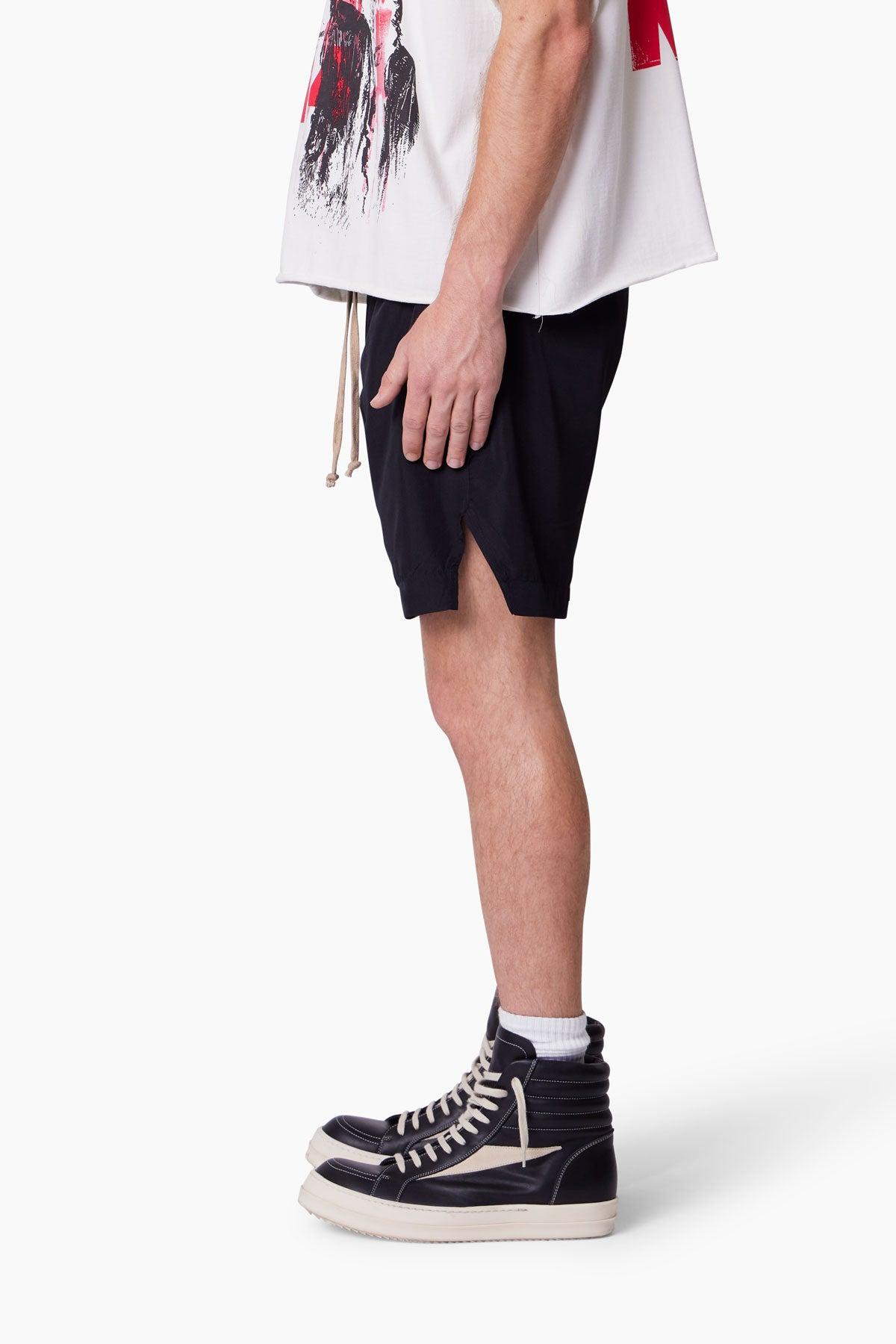 Lightweight Zippered Shorts - Black Product Image