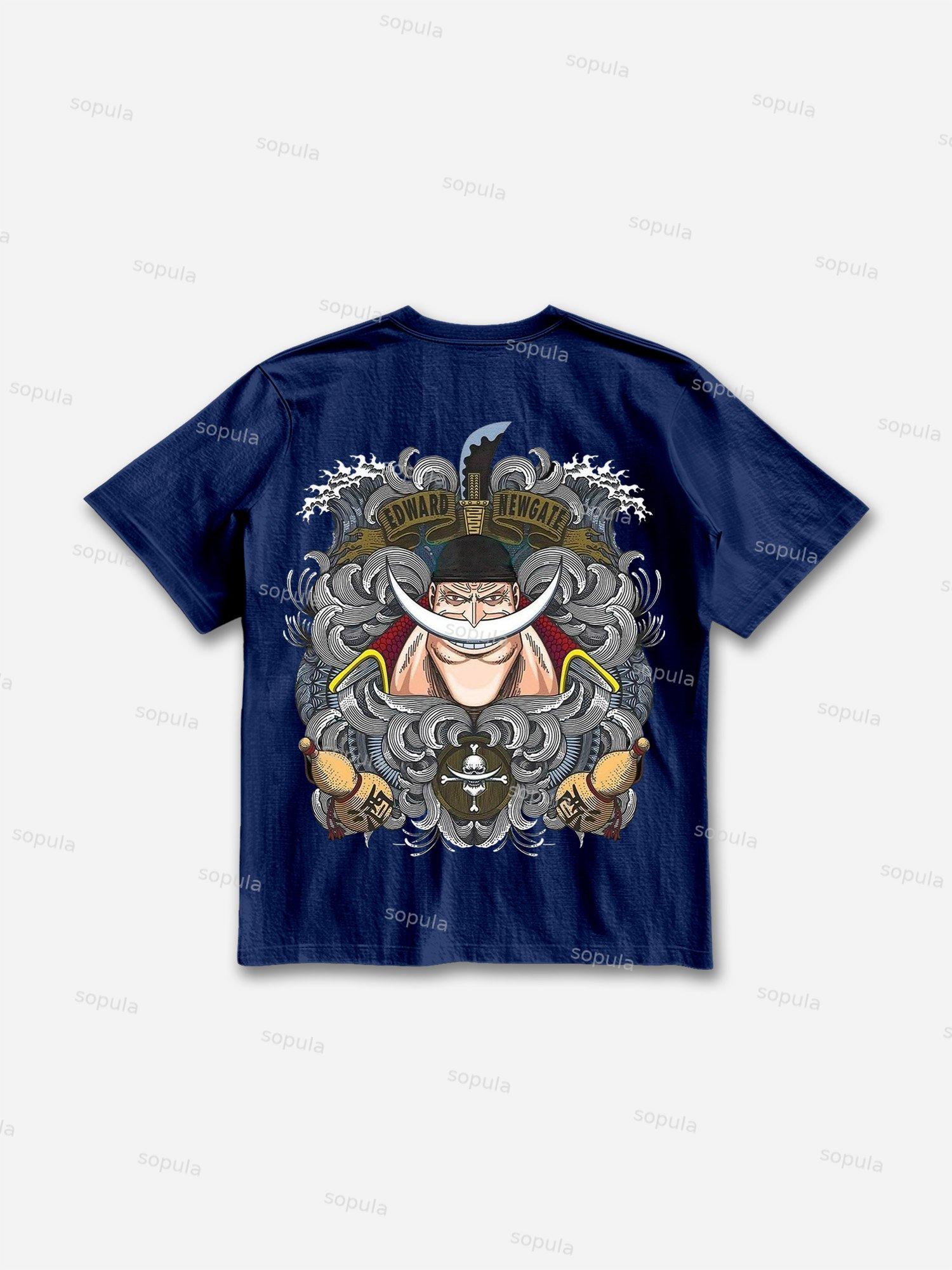 Anime Graphic Legacy Print Cotton T-shirt Product Image