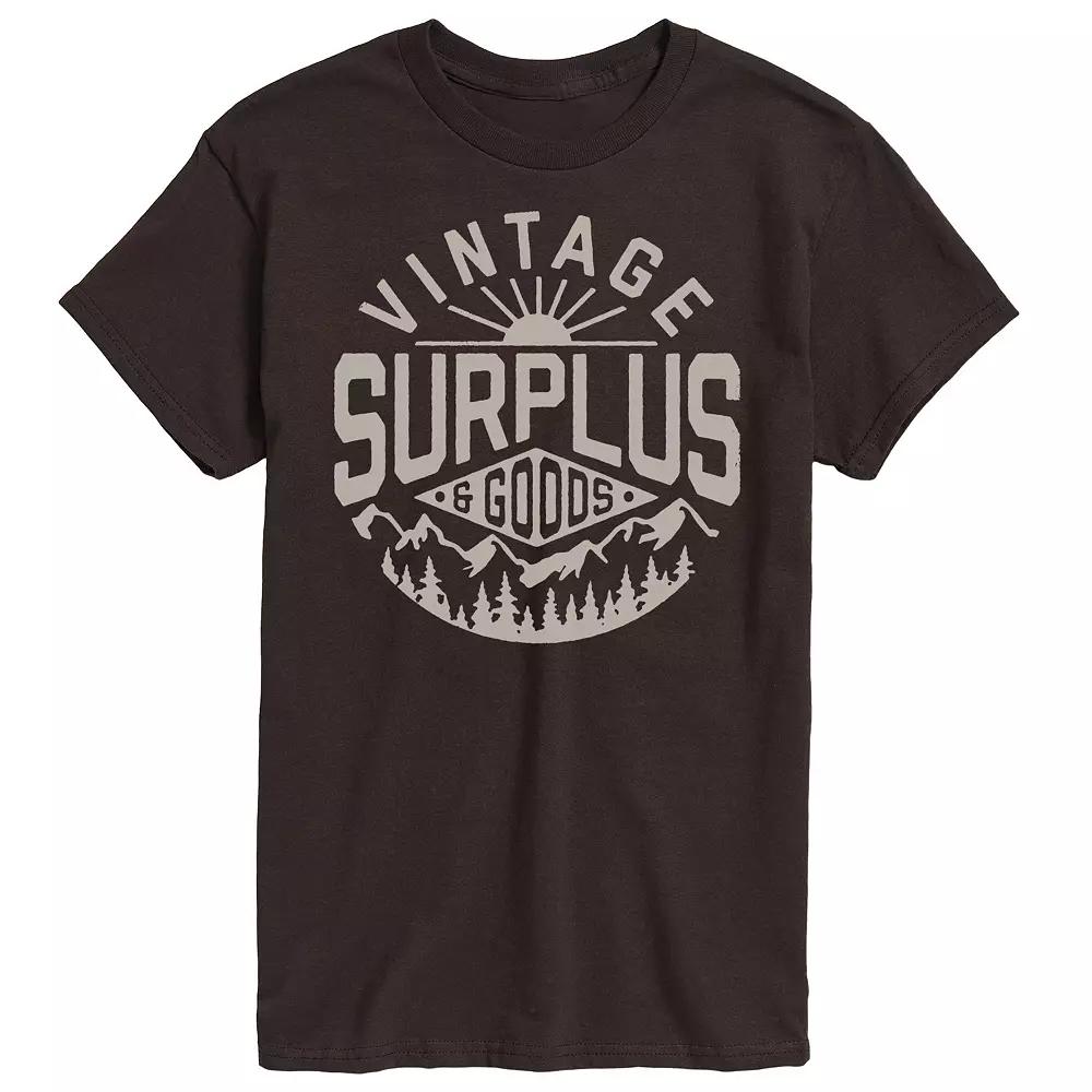 Men's Vintage Surplus Goods Graphic Tee,  Product Image