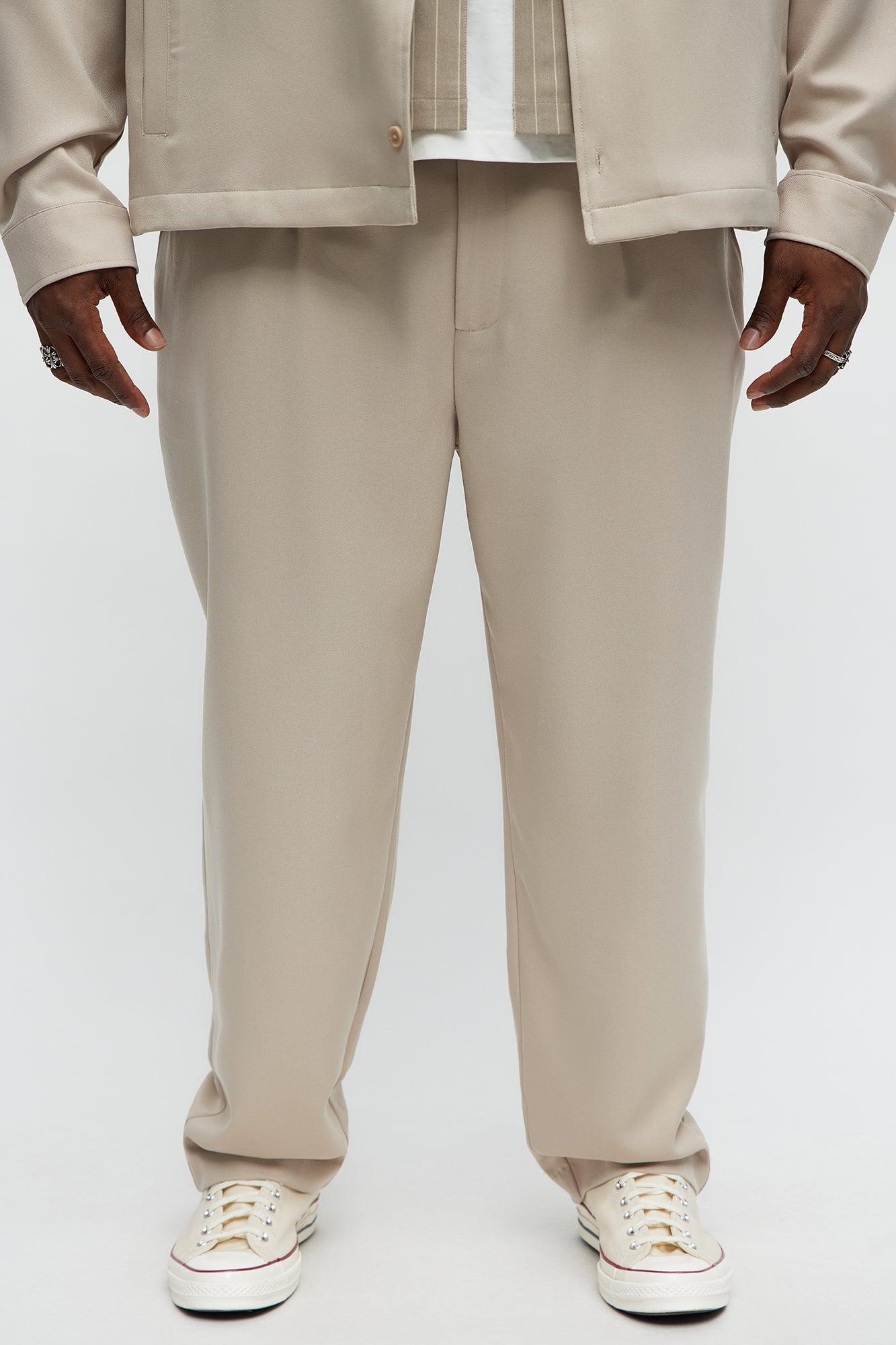 Slim Mara Hybrid Trousers - Tan Male Product Image