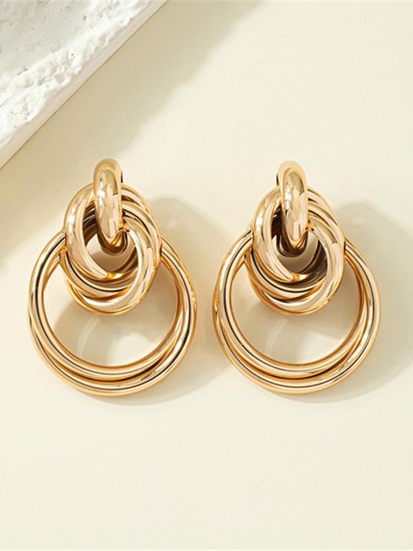 Geometric Drop Earrings Product Image