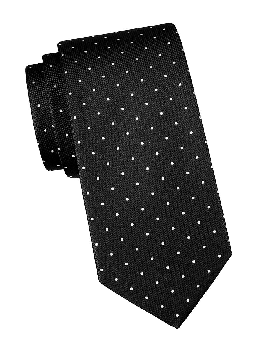 Mens Geometric Silk Tie Product Image