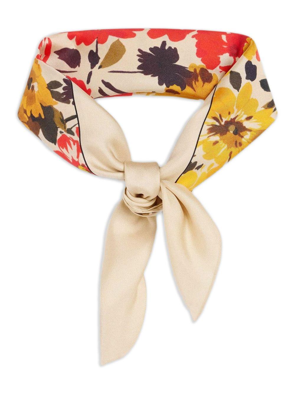 floral-print silk bandana Product Image