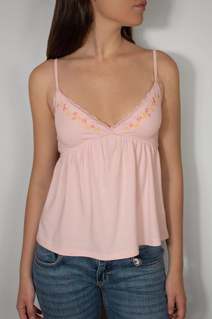 Lace top with flowers Product Image
