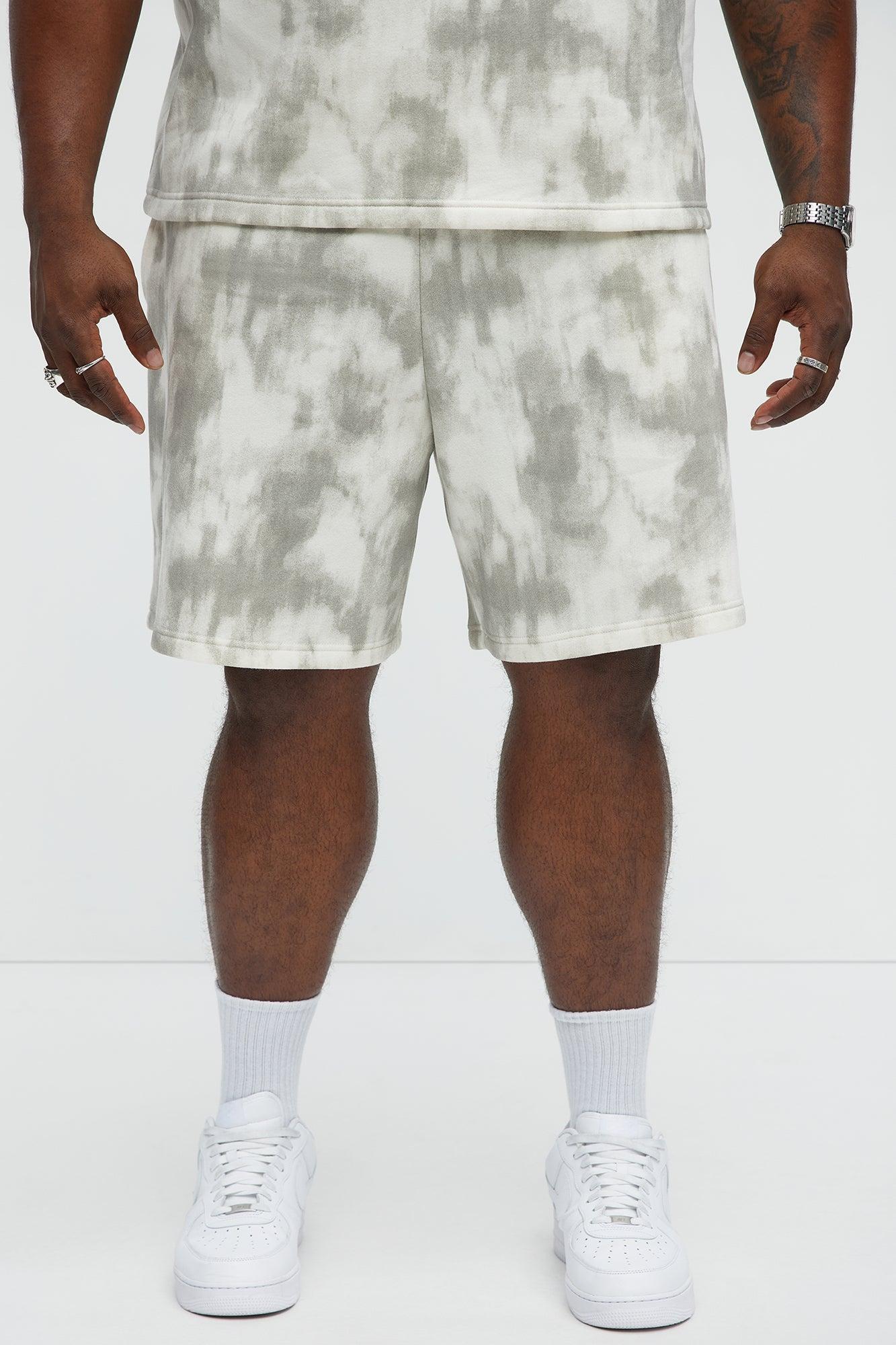 Tyson Faded Relaxed Shorts - Cream/combo Male Product Image