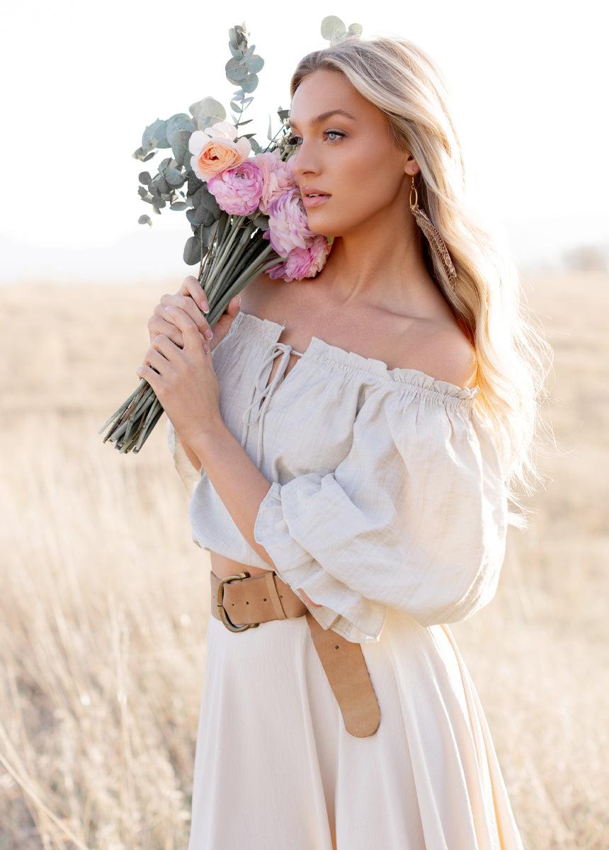 Kerra Top in Beige Female Product Image