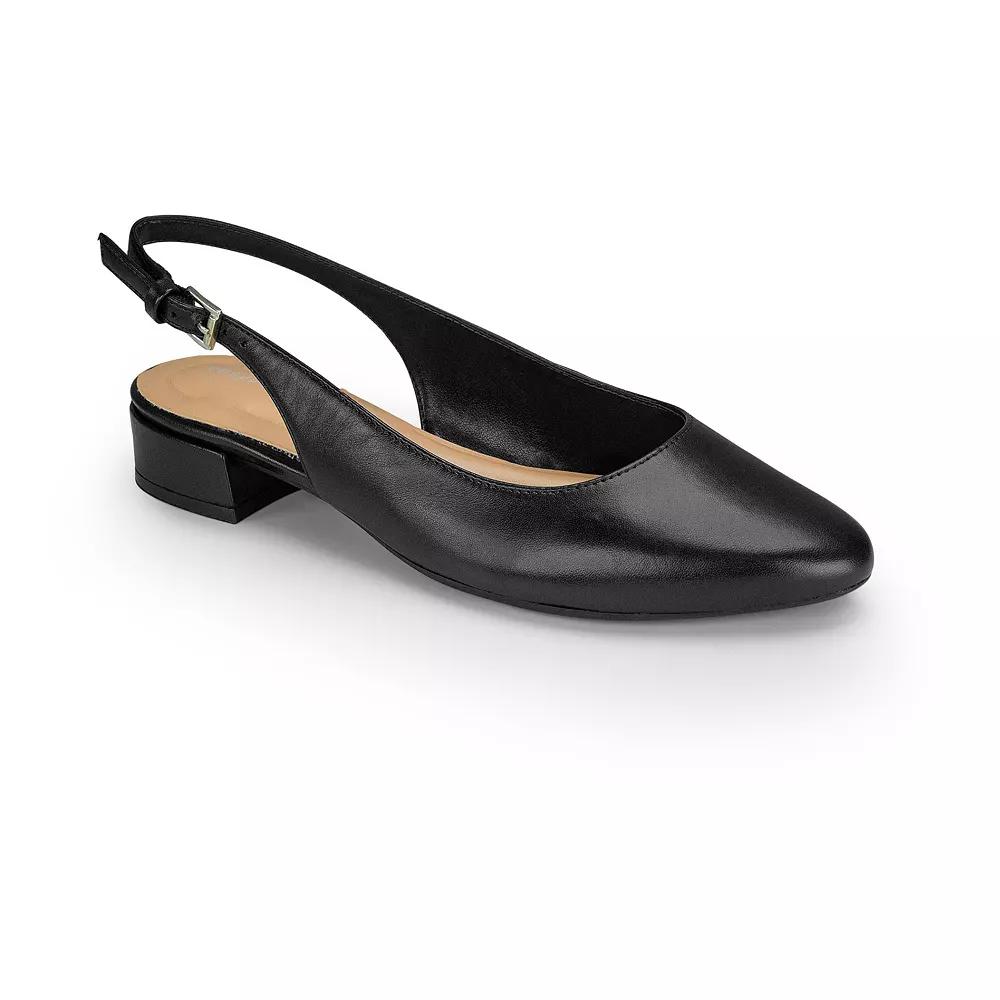 Easy Spirit Cassius Women's Slingback Pumps, Size: 12, Black Product Image