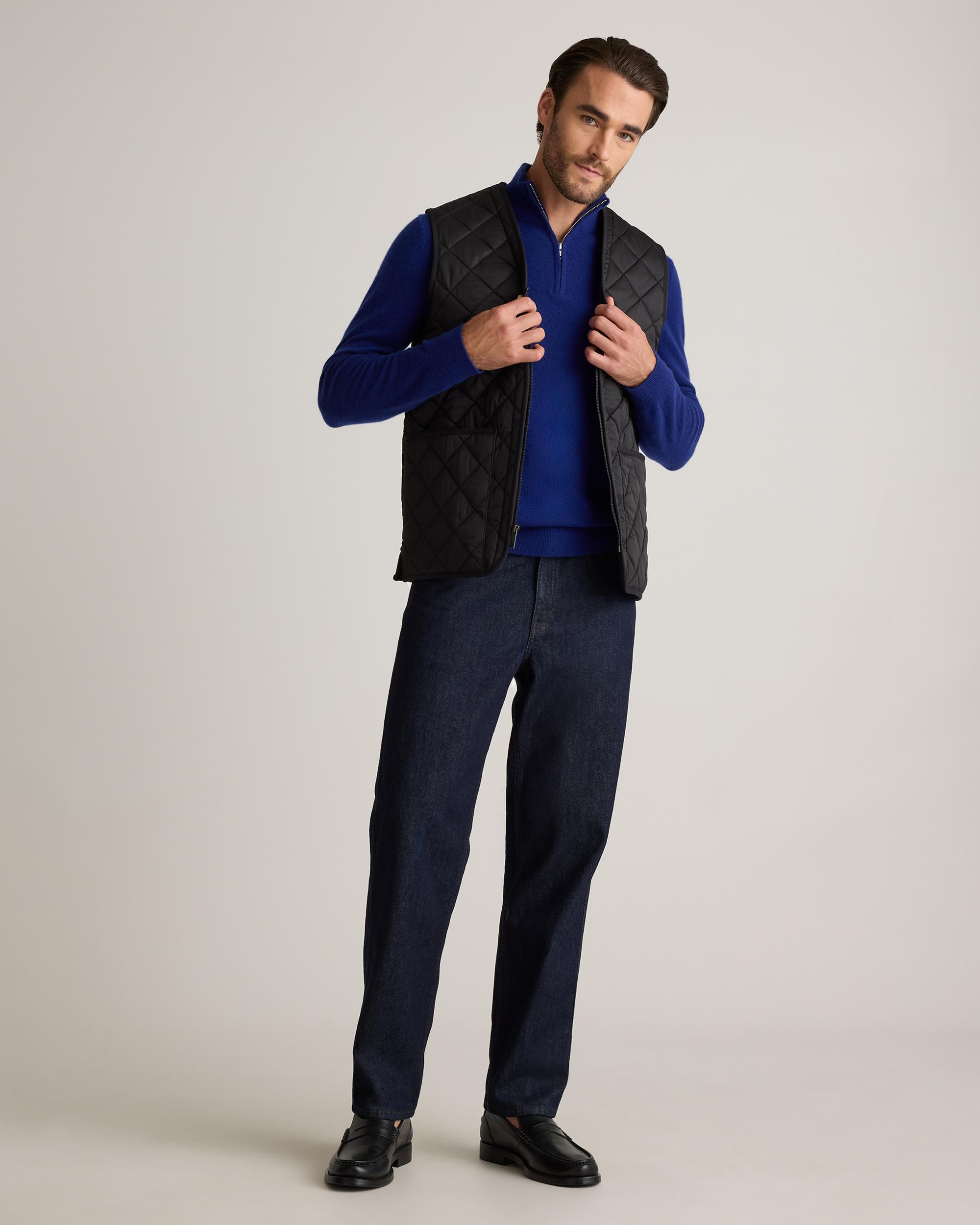 Quince | Men's Featherless Quilted Fleece-Lined Liner Vest Nylon Product Image