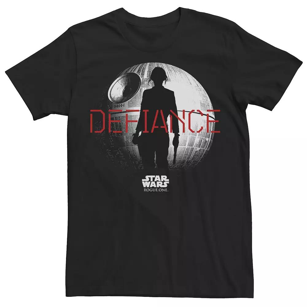 Men's Star Wars Rogue One Jyn Erso Silhouette "Defiance" Graphic Tee,  Product Image