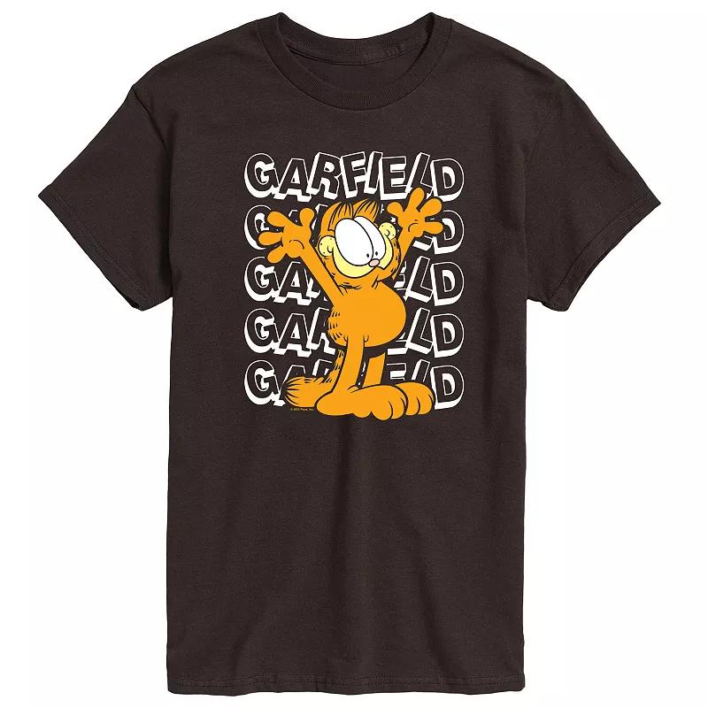 Men's Garfield Repeated Graphic Tee,  Product Image