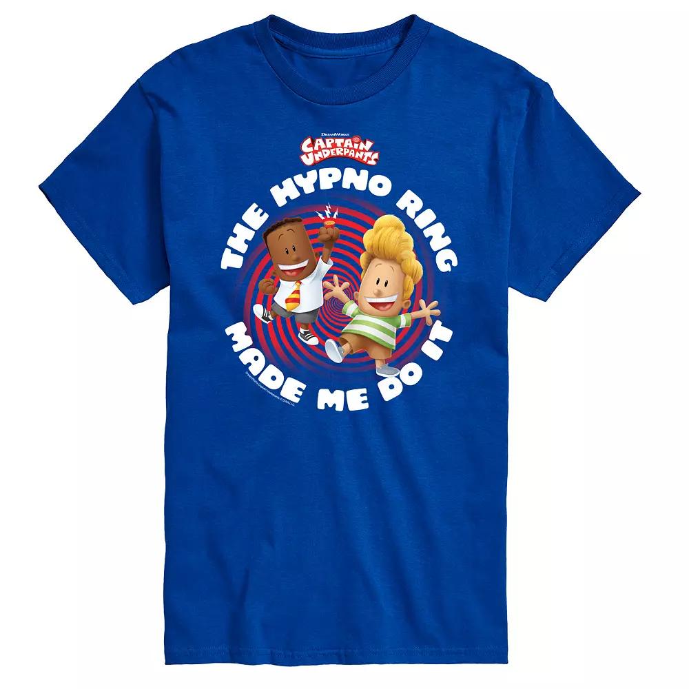 Men's Captain Underpants Hypno Ring Graphic Tee,  Product Image