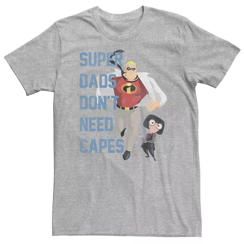 Big & Tall Disney / Pixar Incredibles Super Dads No Capes Tee, Men's,  Product Image