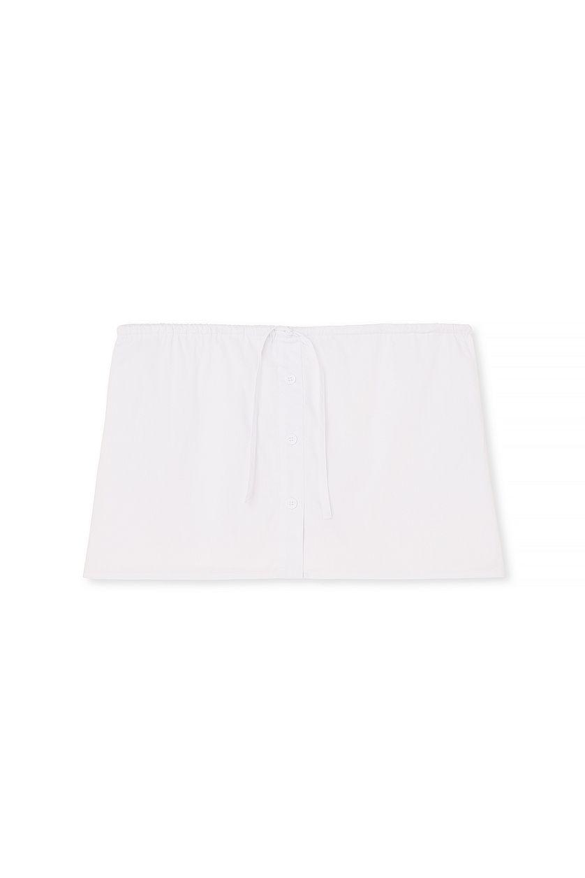 Drawstring Waist Mini Skirt Product Image