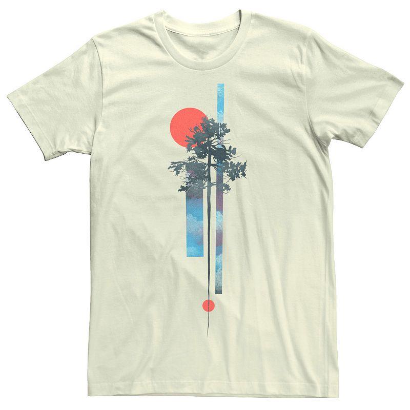 Men's Abstract Nature Tree Graphic Tee,  Product Image