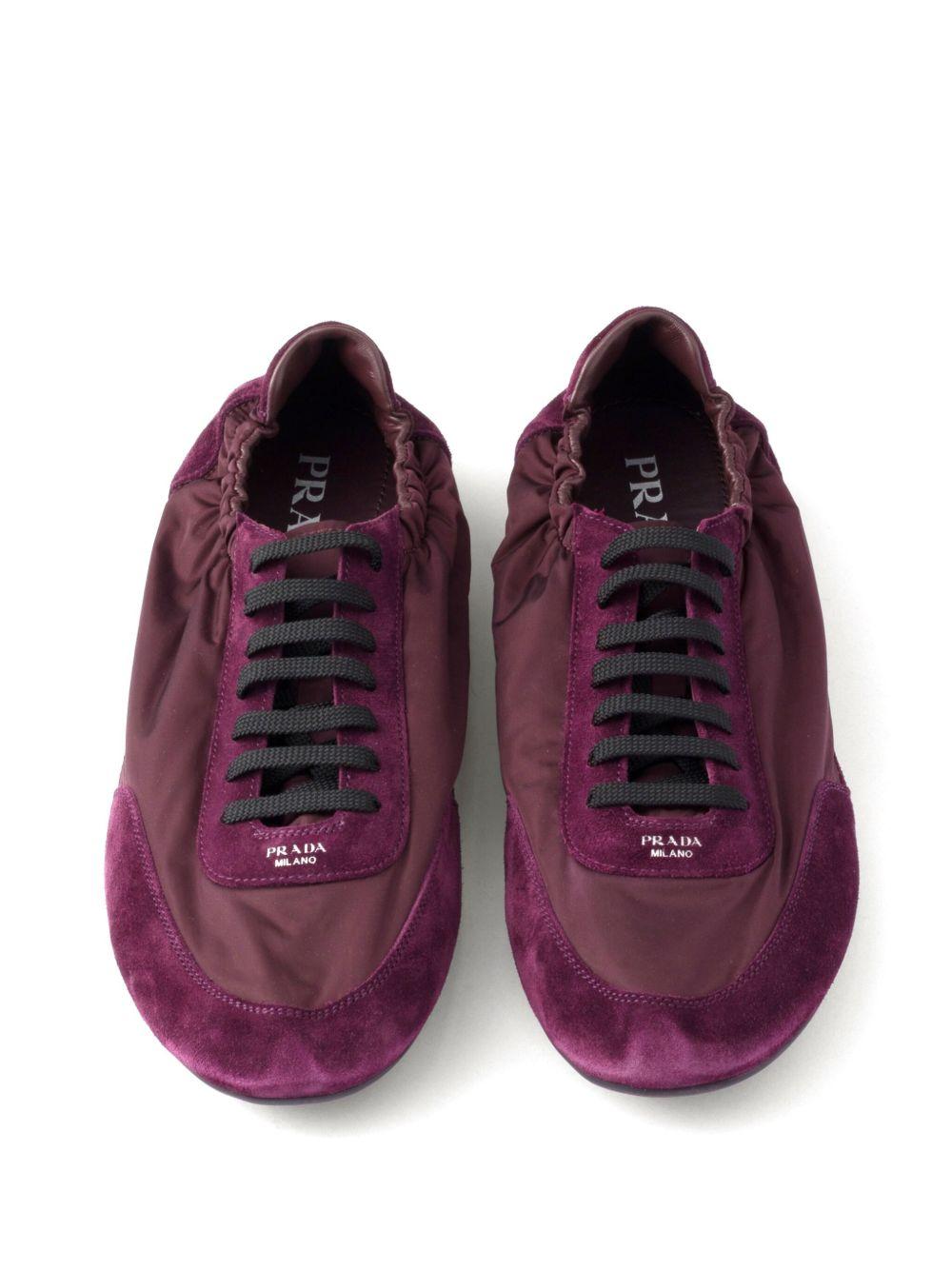 Collapse Re-Nylon suede sneakers Product Image