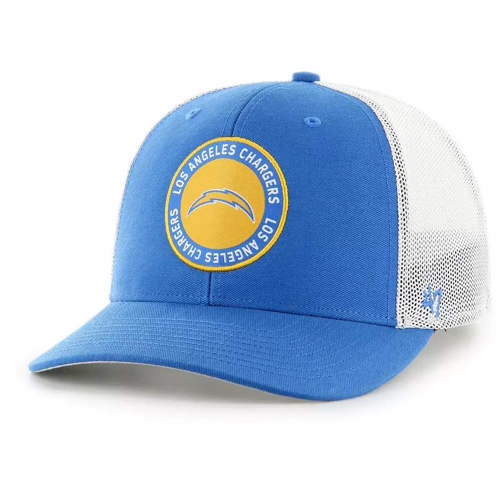 Men's '47 Powder Blue Los Angeles Chargers Unveil Flex Hat,  Product Image