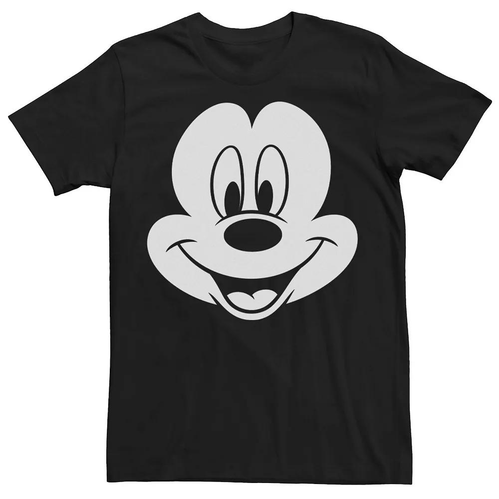 Disney's Mickey Mouse Men's Mickey Large Face Tee, Size: 3XL, Black Product Image