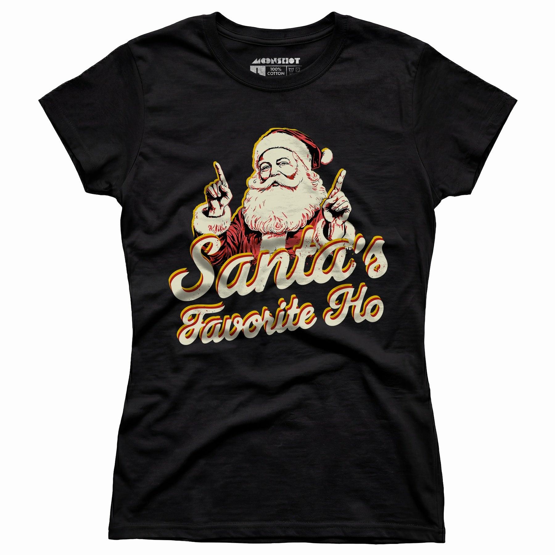 Santa's Favorite Ho - Women's T-Shirt Female Product Image