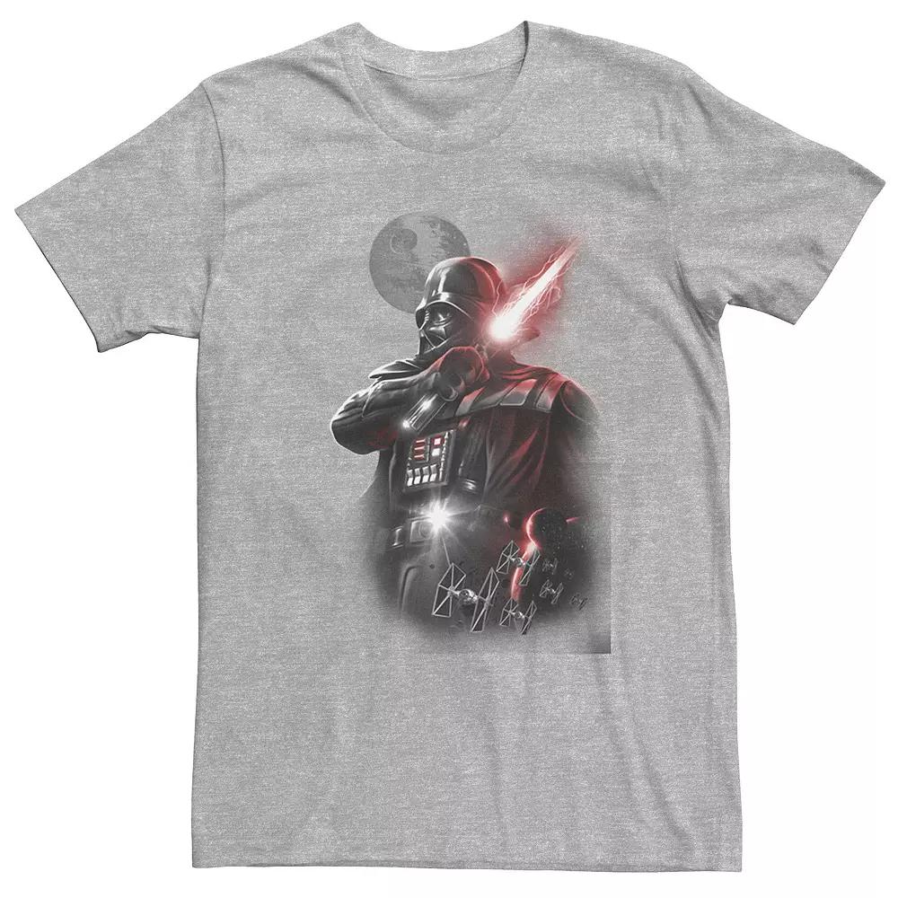 Big & Tall Star Wars Darth Vader Lightsaber Portrait Tee, Men's,  Product Image