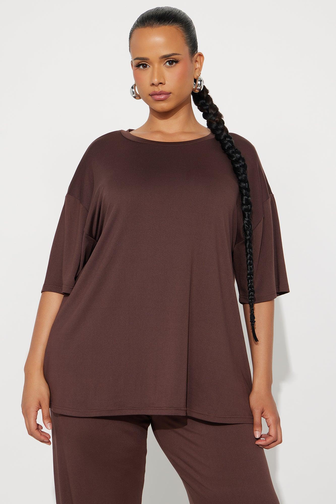 Relax Mood PJ Pant Set - Chocolate Female Product Image