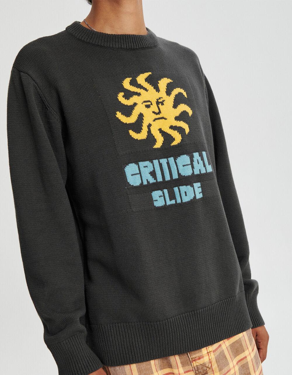 THE CRITICAL SLIDE SOCIETY Morning Mens Crewneck Sweater - BLACK Product Image