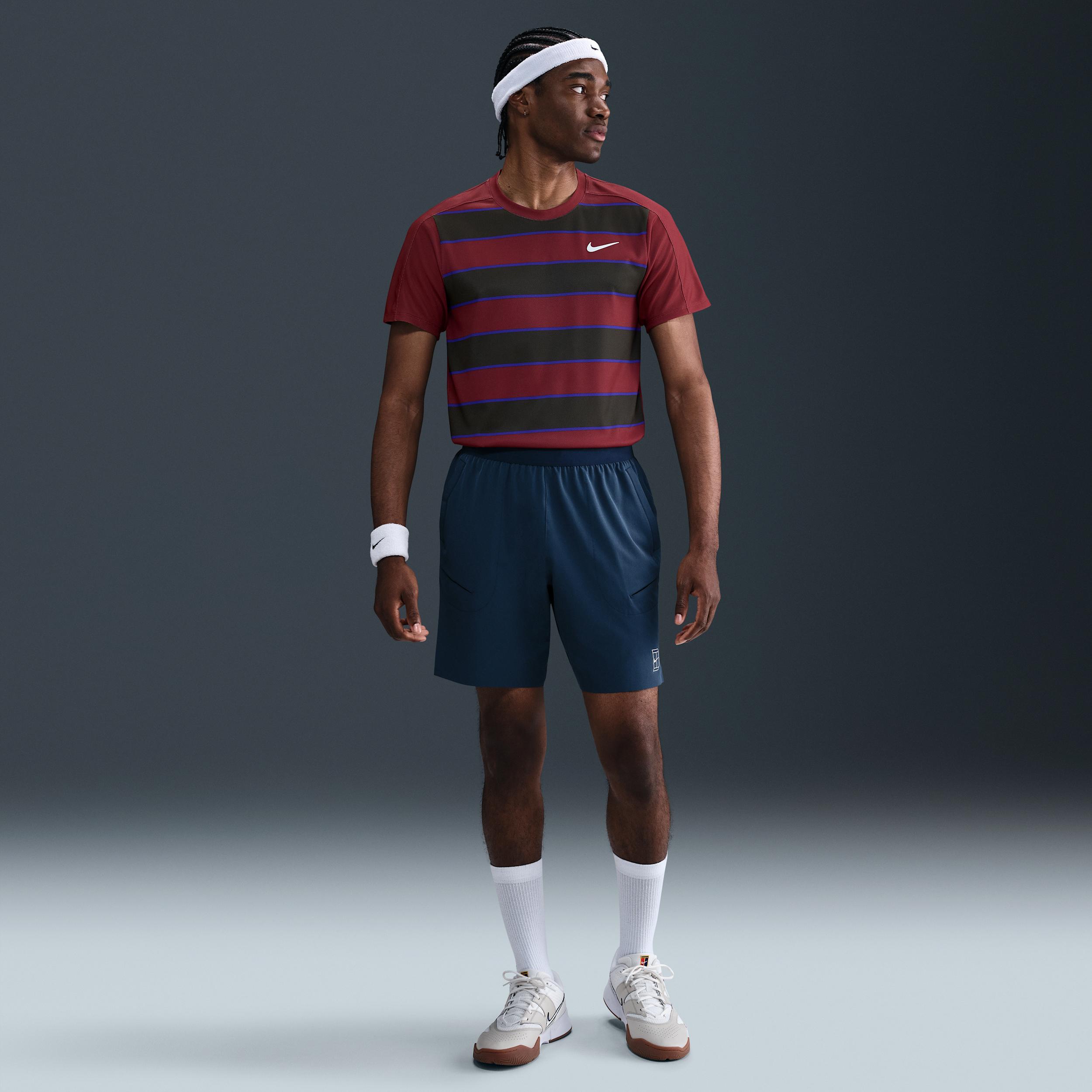 Nike Mens Court Slam Dri-FIT ADV Tennis Top | FZ6934-619 Product Image