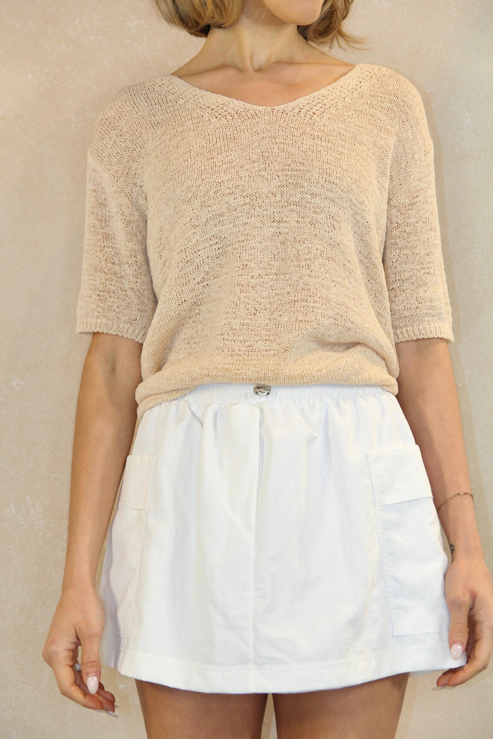 Utility Mini Skort White Product Image