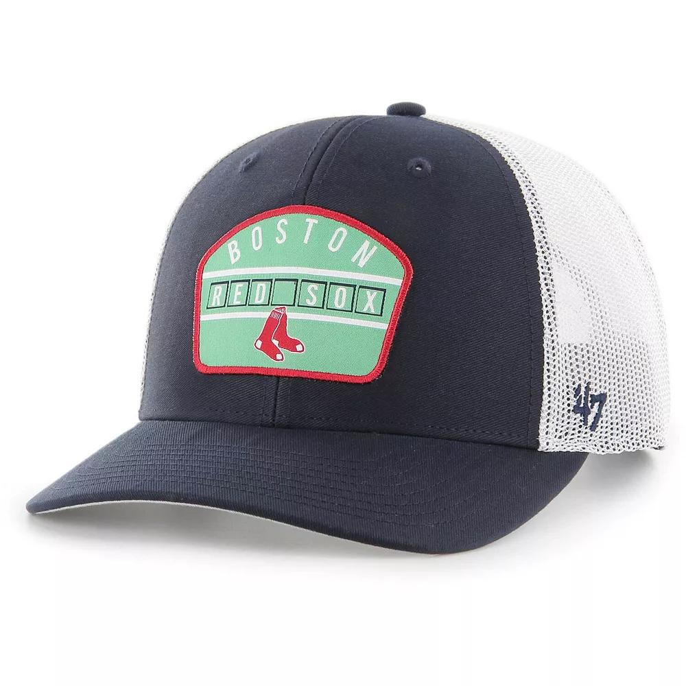 Men's '47 Navy Boston Red Sox Retro Region Patch Trucker Adjustable Hat, Blue Product Image