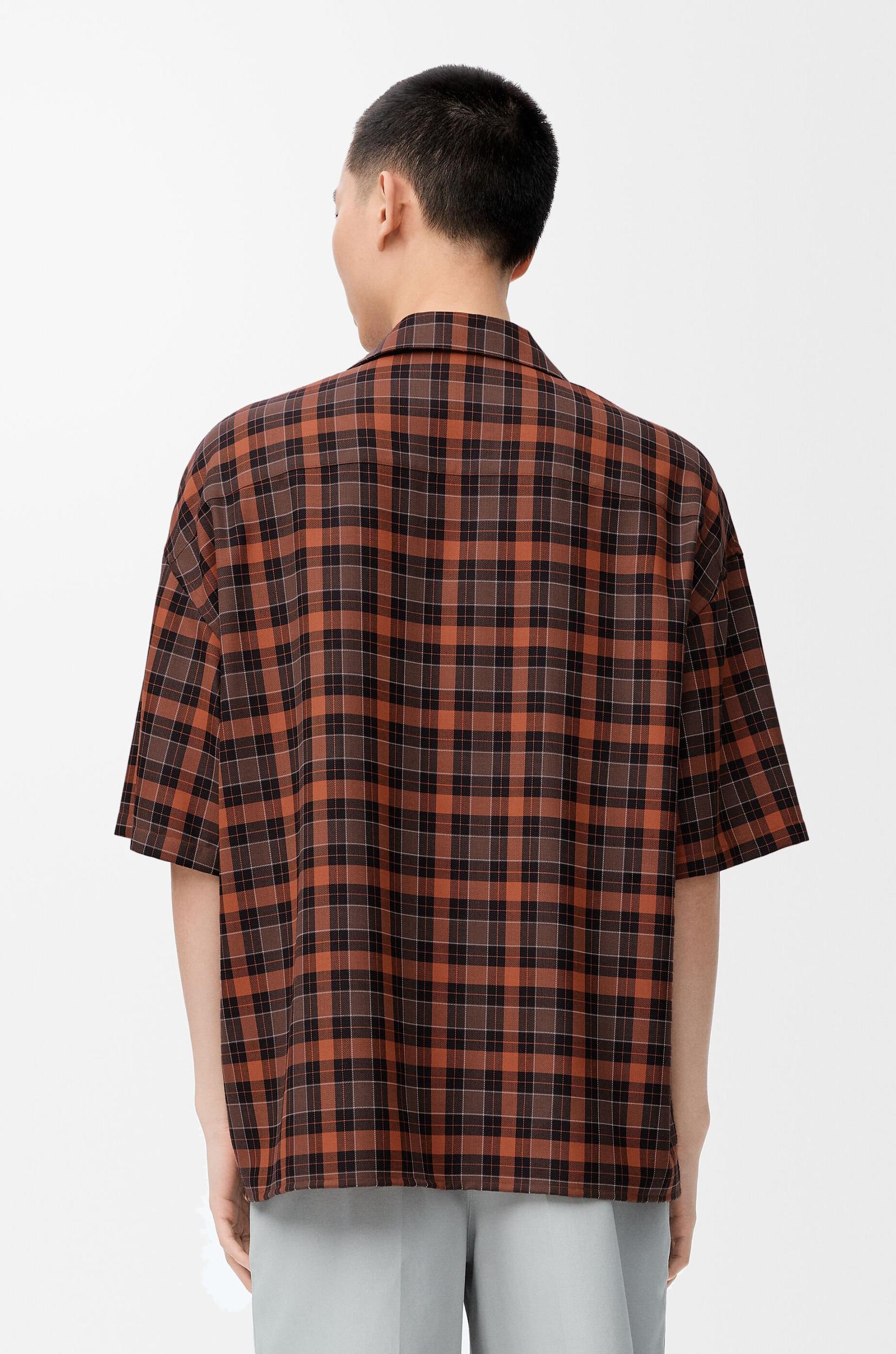 Short sleeve shirt in wool blend Product Image