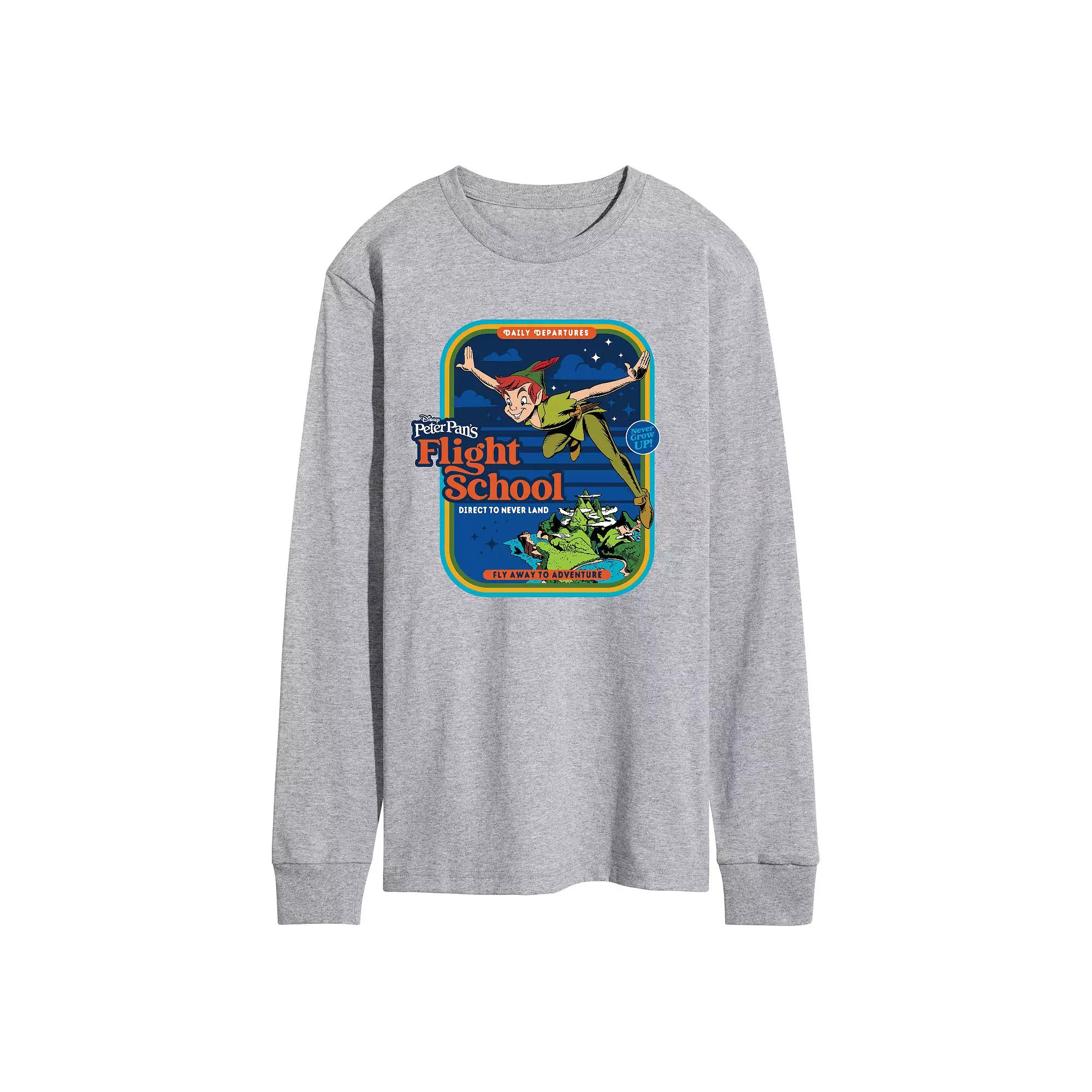 Disney's Peter Pan Men's Flight School Long Sleeve,  Product Image